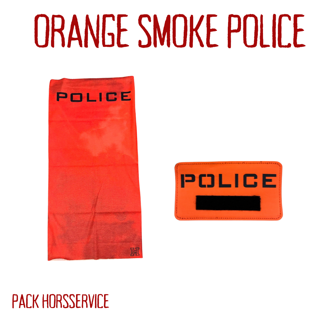 Pack POLICE smokeOrange đšđ