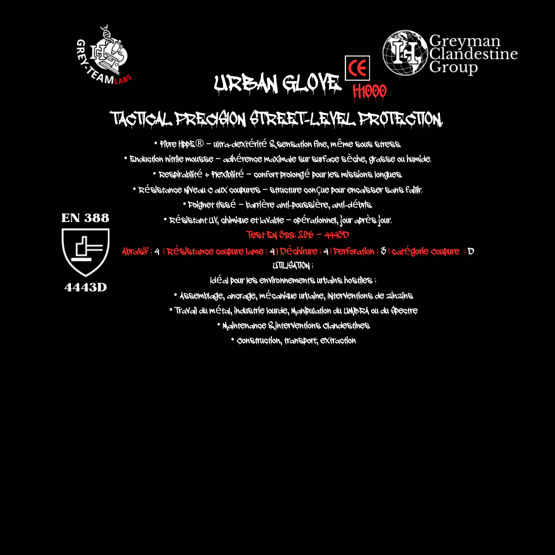 UNDER GLOVE : FULL BLACK EDITION