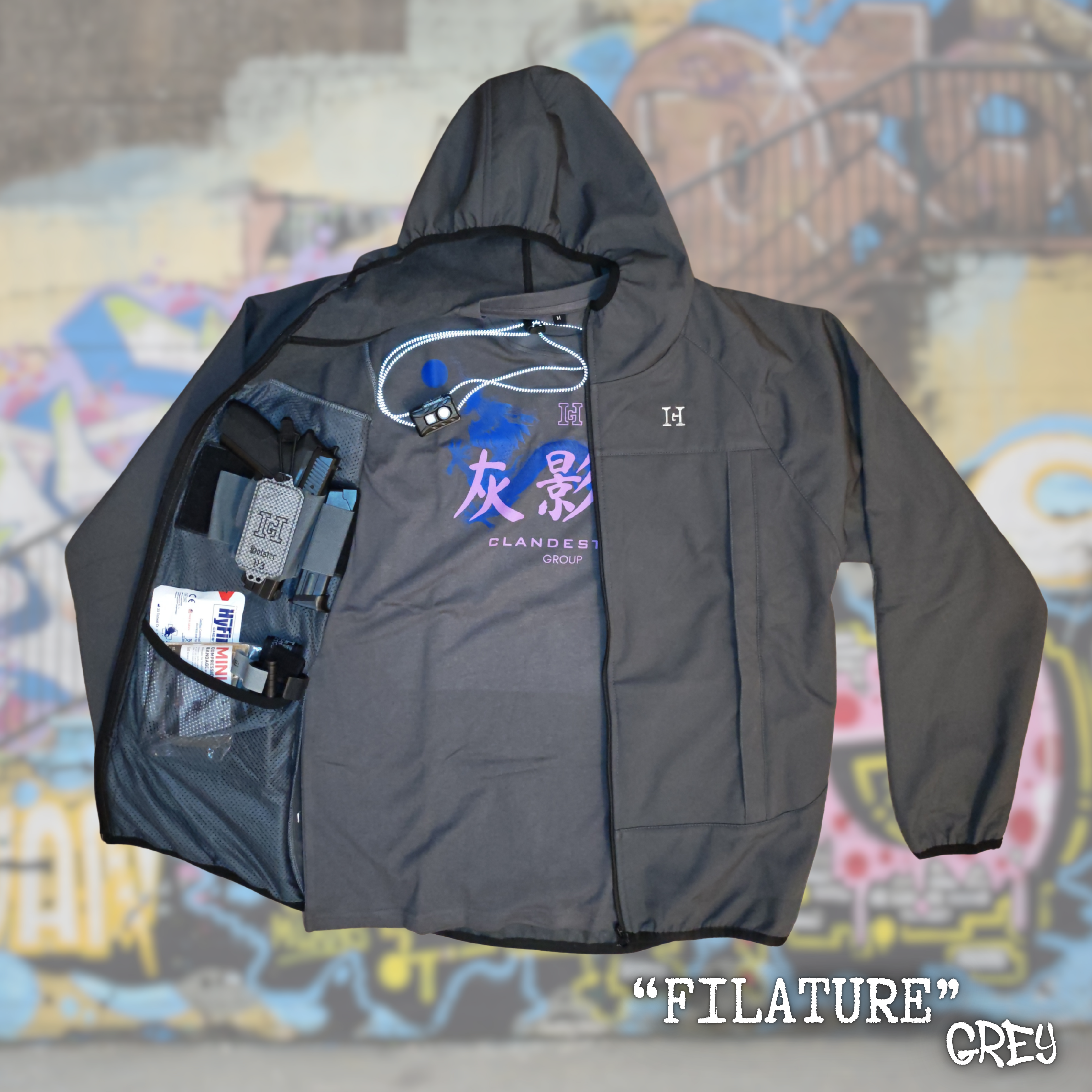 Softshell « FILATURE » GREY-urbain