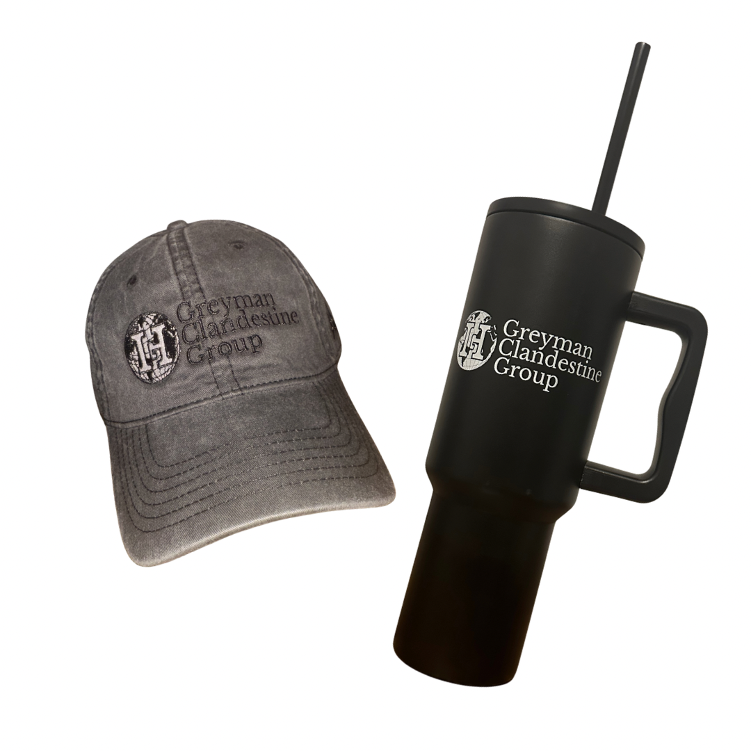 PACK : Thermos “ CLANDESTINE FORCE  “ + CASQUETTE grey clandestine