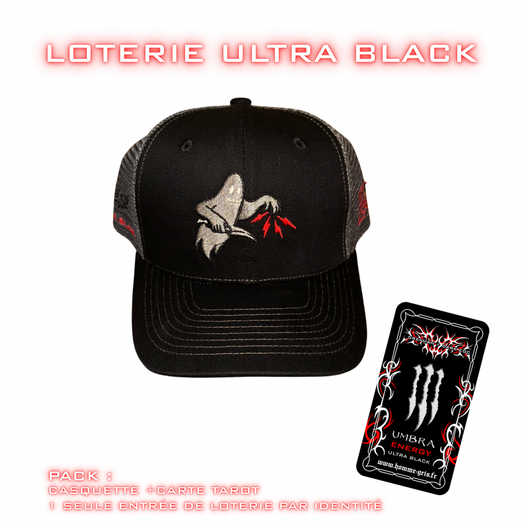 PACK loterie ULTRA BLACK ( Casquette + Billet )