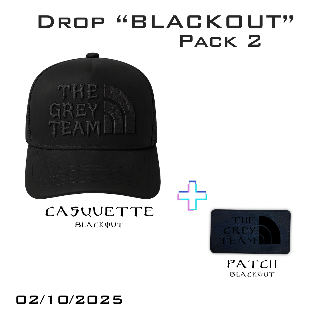 Casquette TGT BLACK OUT “ PACK 2 ”
