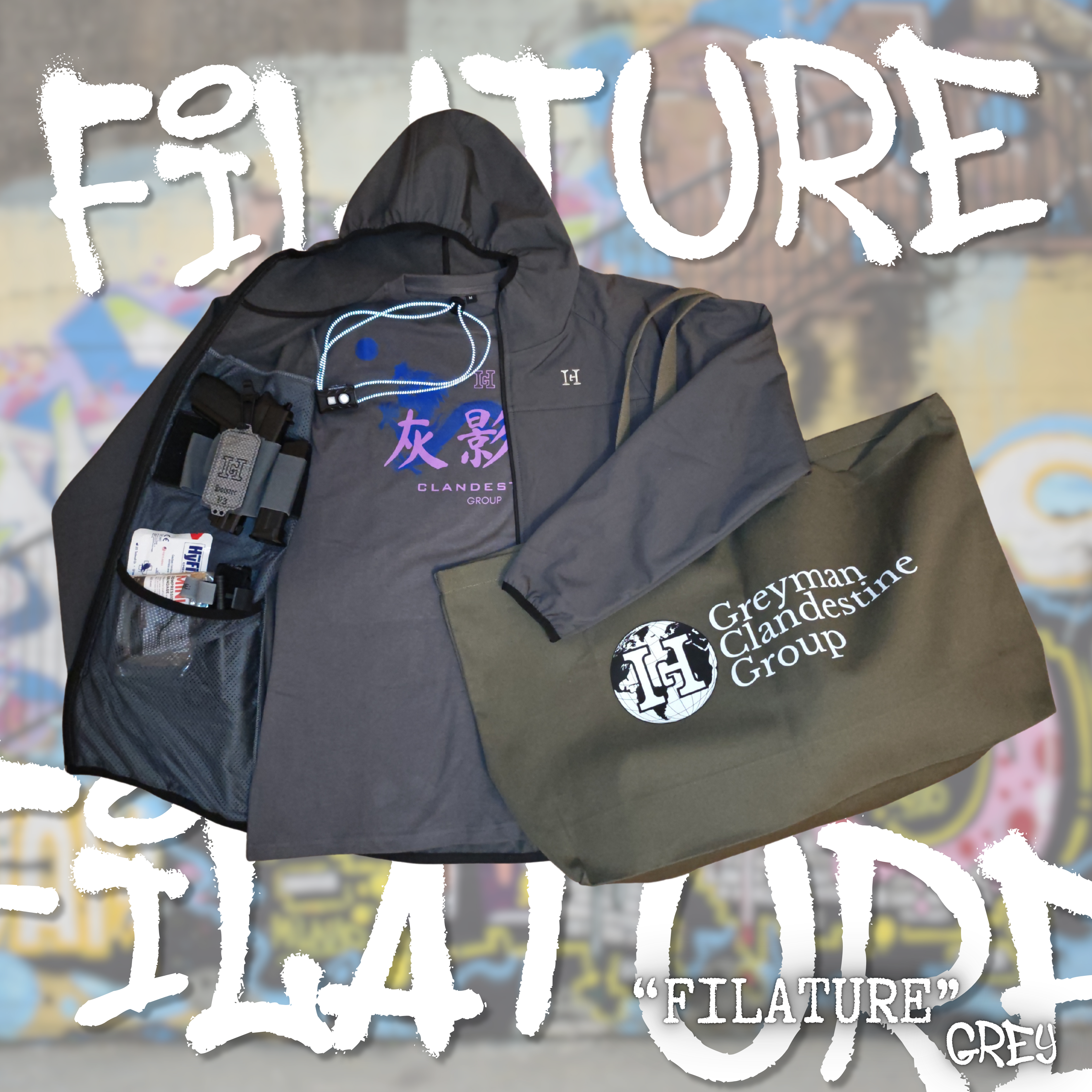 Softshell « FILATURE » GREY-urbain