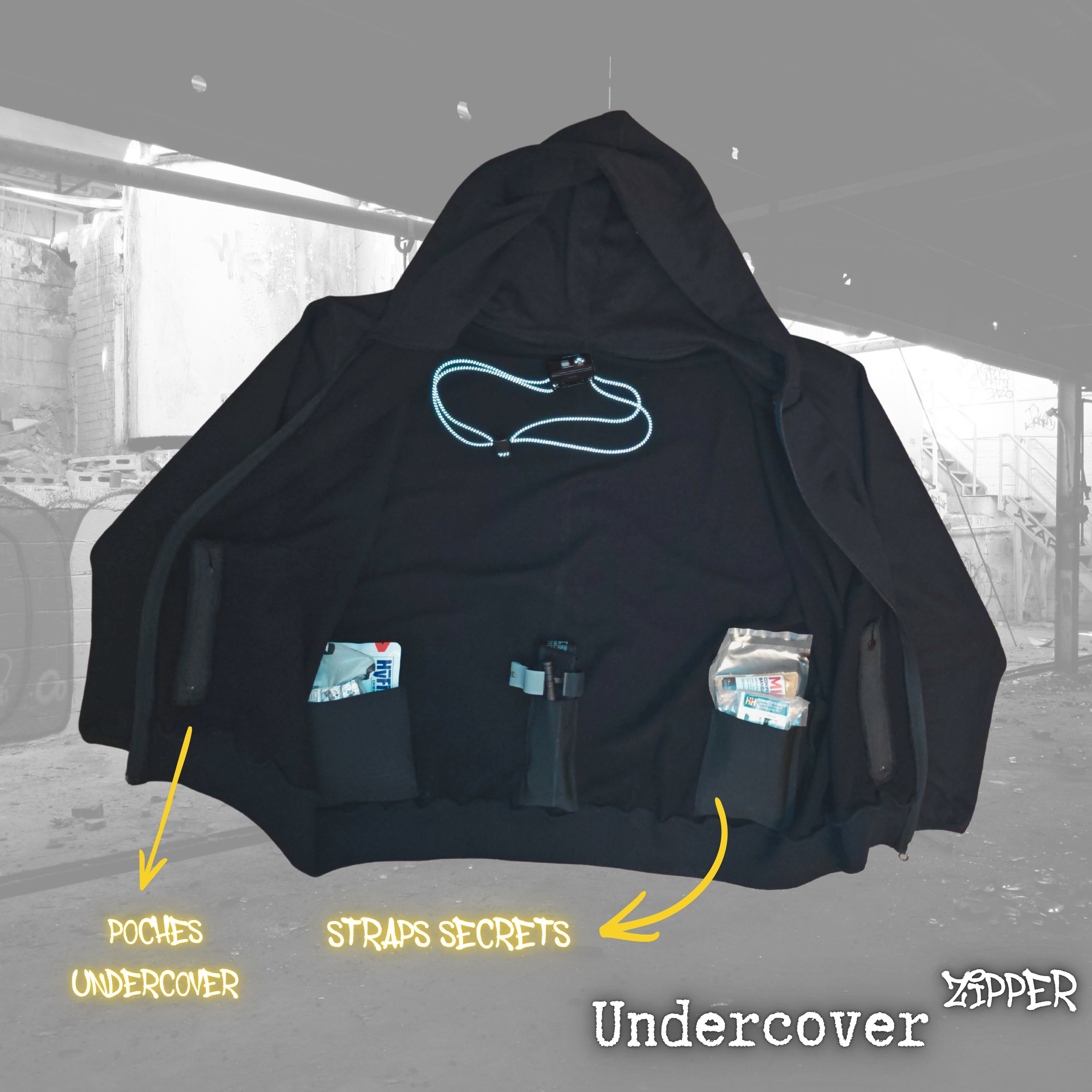 SWEAT zip “UNDERCOVER”