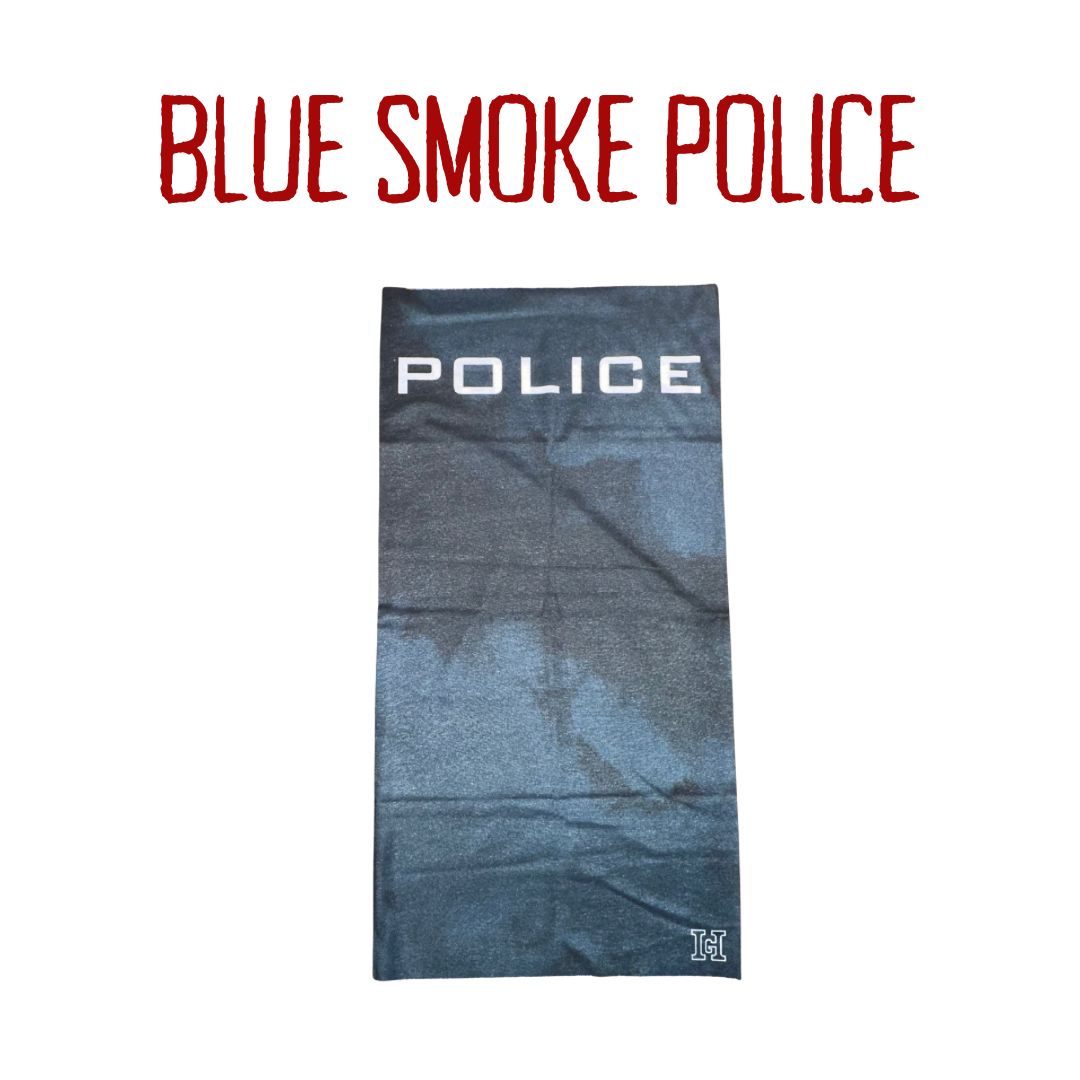 POLICE blue smoke 🥶