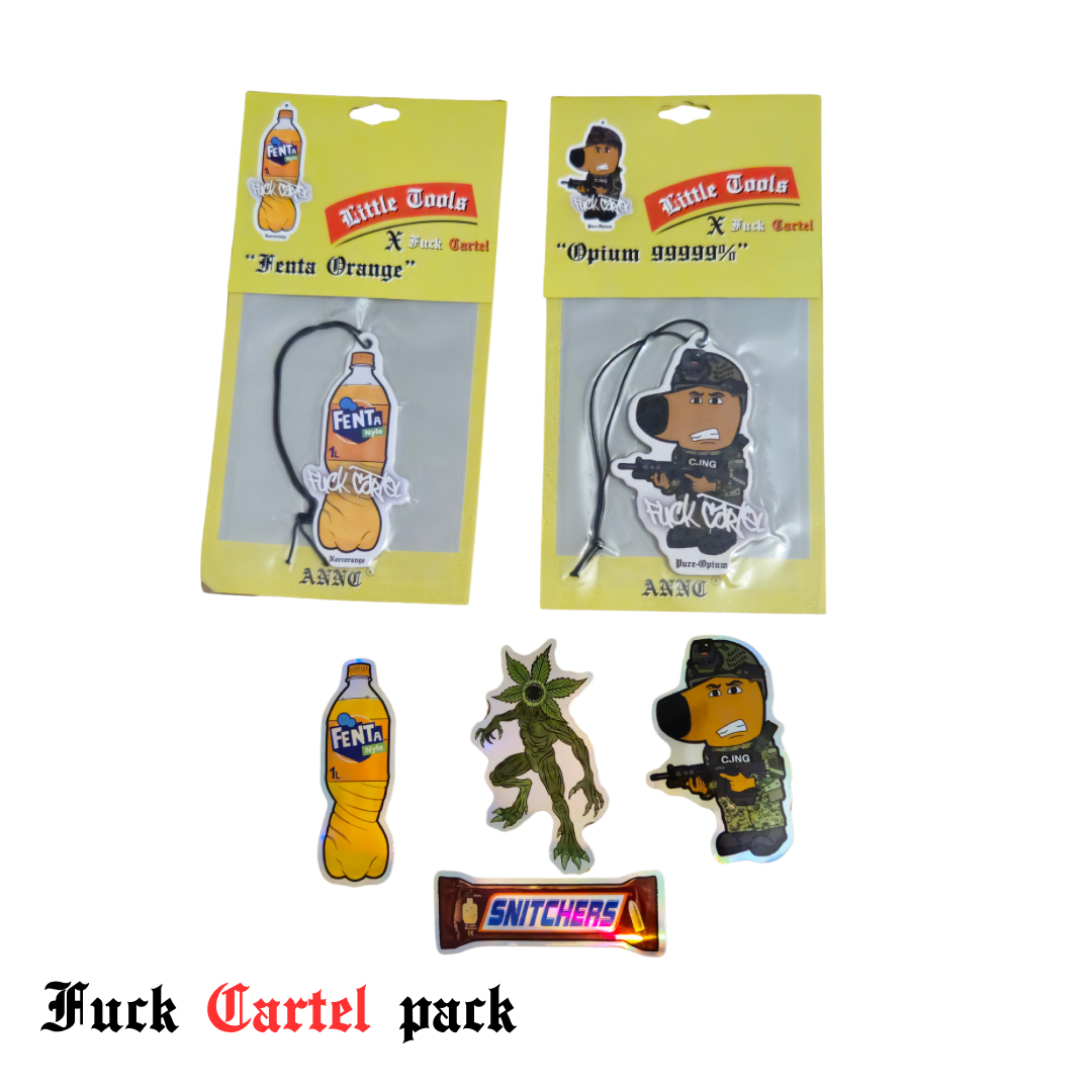 Pack - FUCK CARTEL “ ANNC “ + Stickers