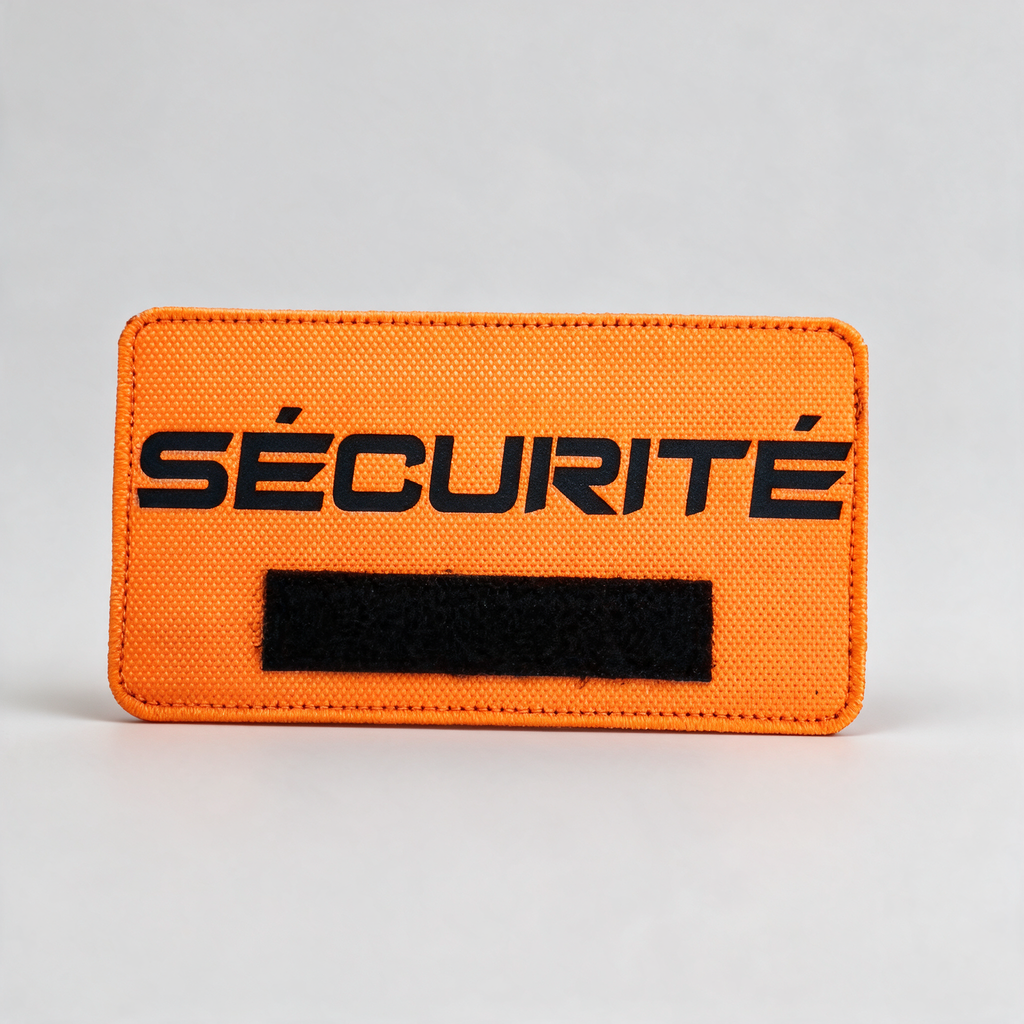 Patch Rio Sécurité Orange - HOMME-GRIS.FR