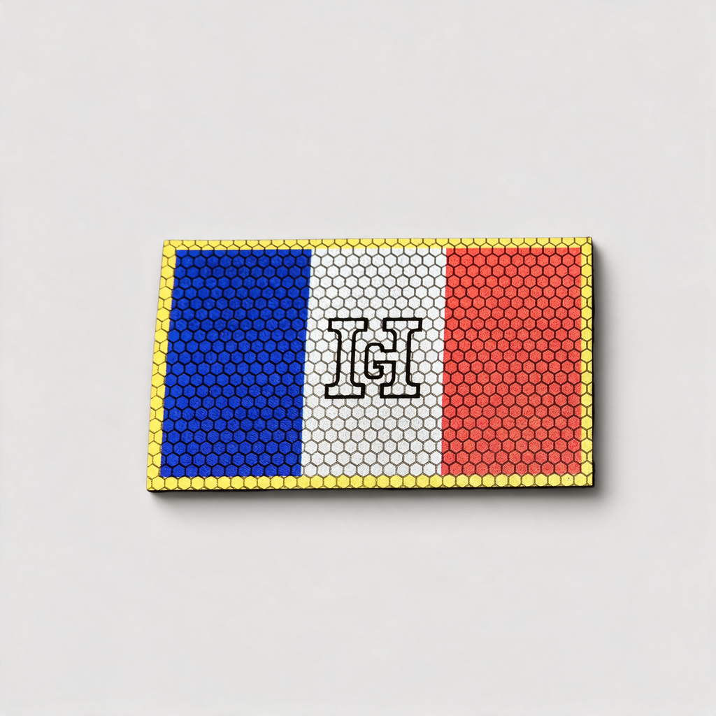 3M Small Patch Patriote HG - HOMME-GRIS.FR