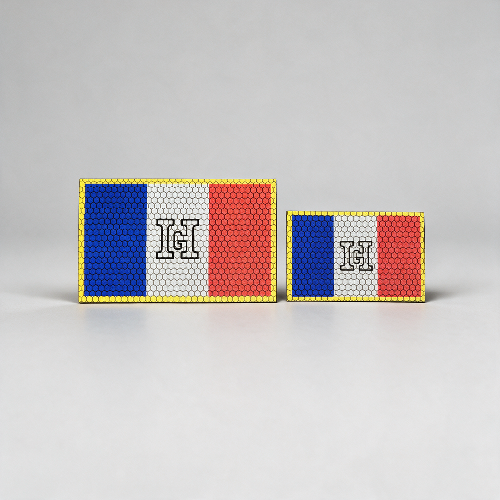Patch Small et XL Patriote - HOMME-GRIS.FR