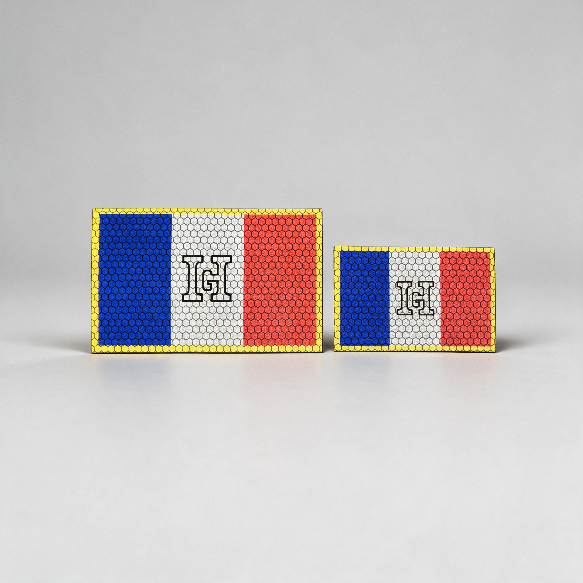 Patch Small et XL Patriote - HOMME-GRIS.FR