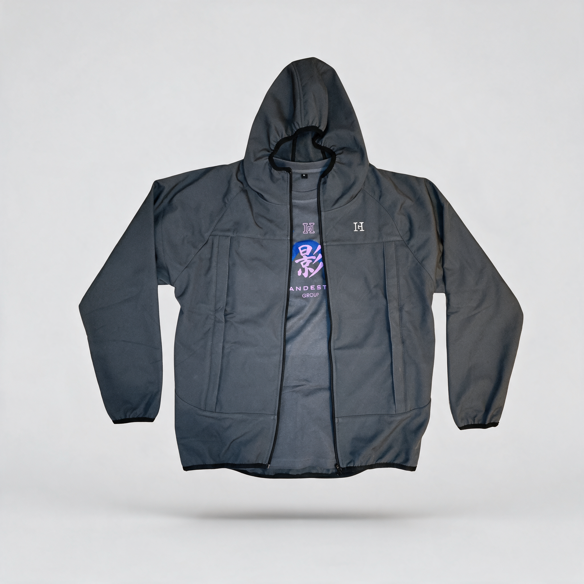 Softshell Filature Grey-urbain - HOMME-GRIS.FR